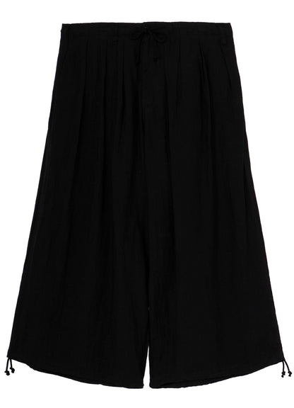 GARMENT-DYED LINEN BALLOON PANTS