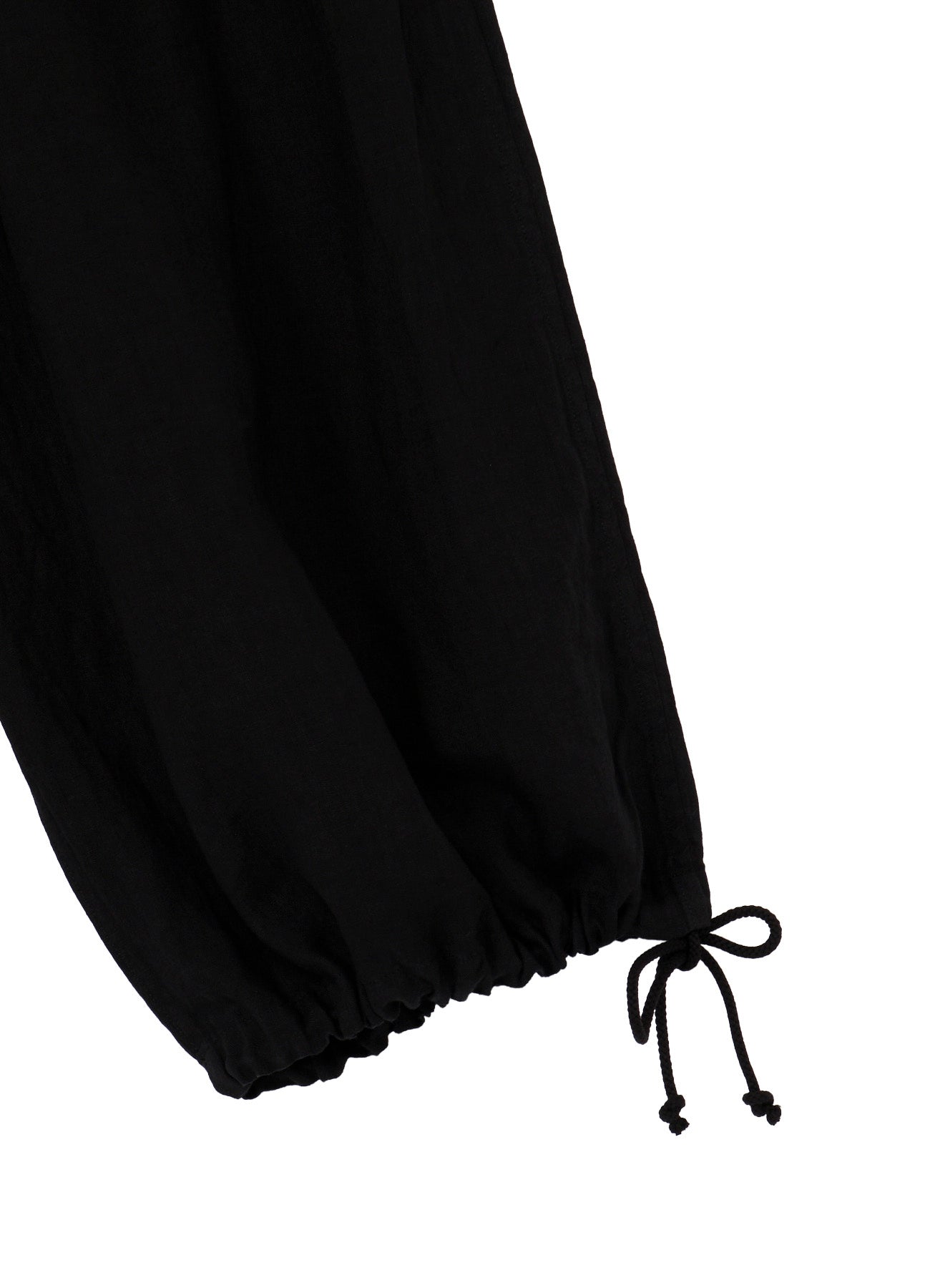 GARMENT-DYED LINEN BALLOON PANTS