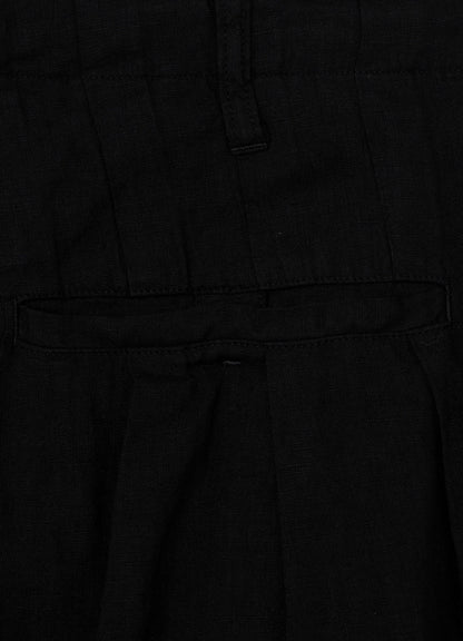 GARMENT-DYED LINEN BALLOON PANTS