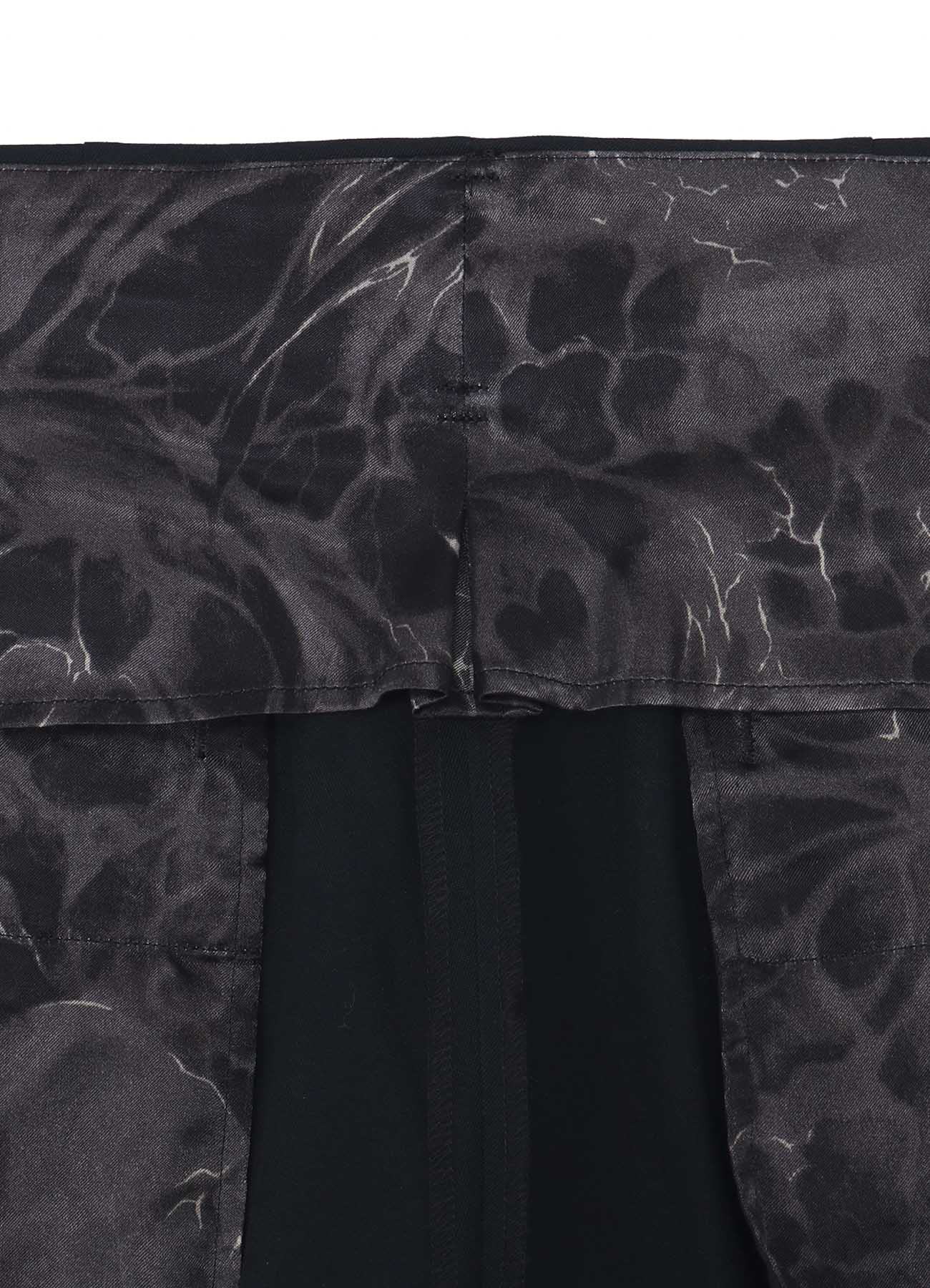 BROTHER WOOL GABARDINE PANTS SKULL