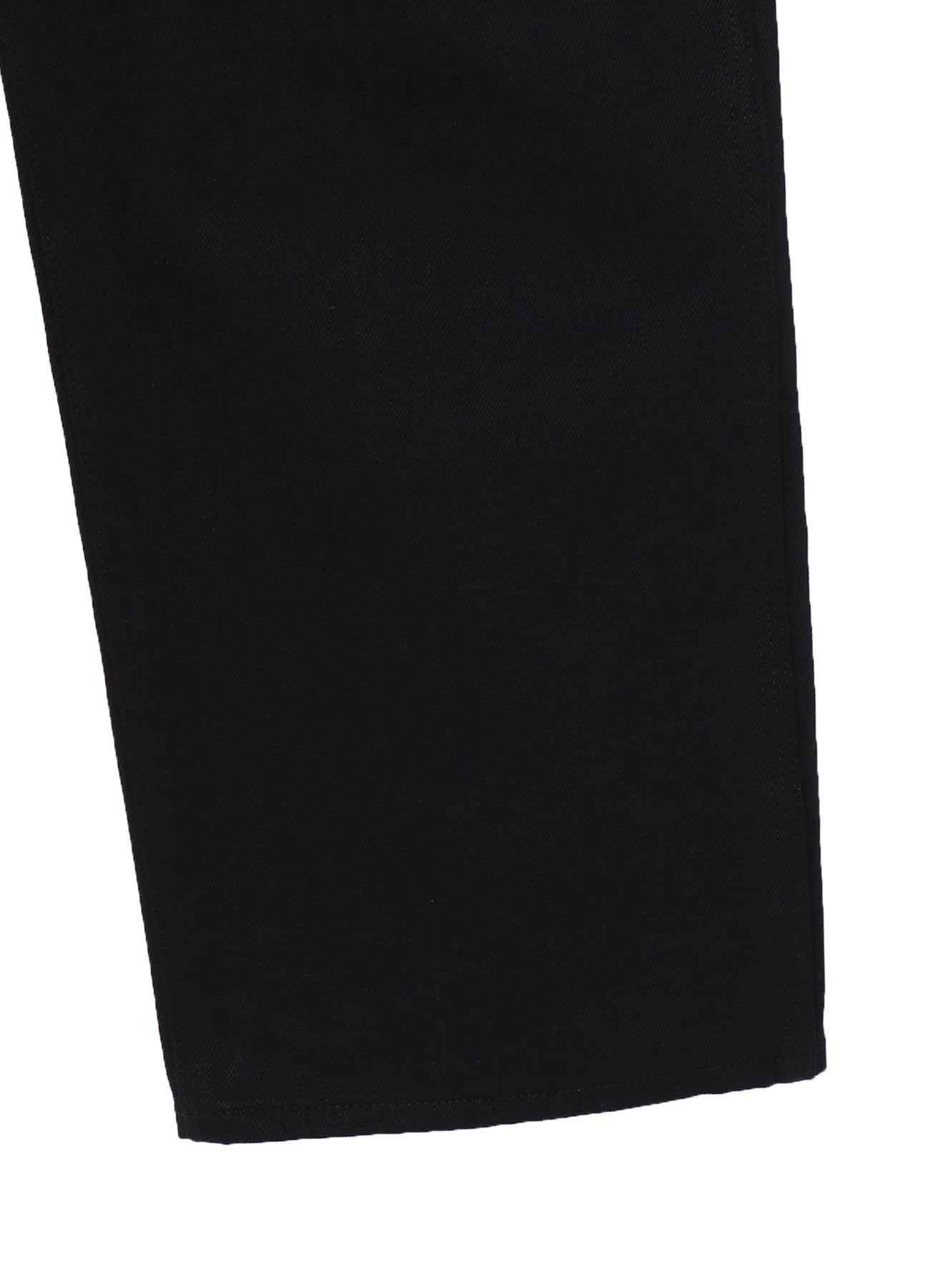 SELVEDGE DENIM BAKER PANTS BLACK