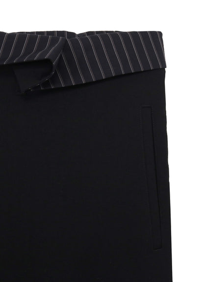 WOOL GABARDINE THAI PANTS