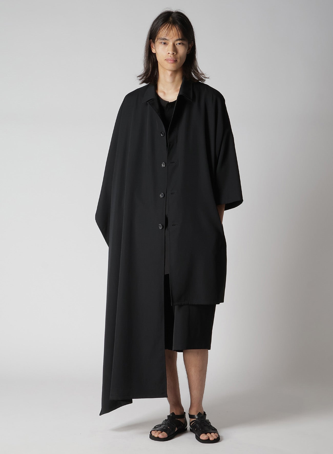 WOOL GABARDINE THAI PANTS