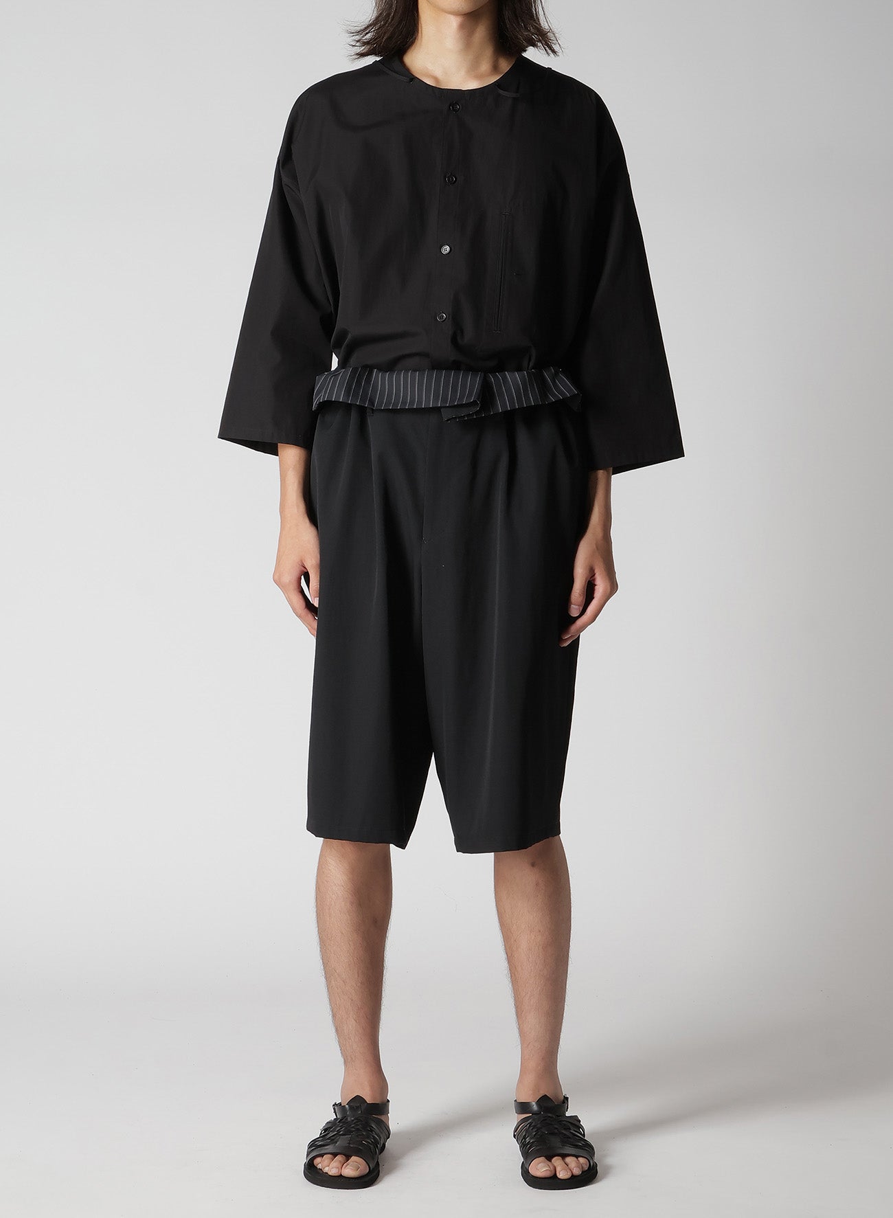 WOOL GABARDINE THAI PANTS