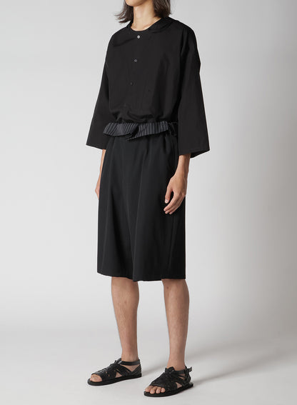 WOOL GABARDINE THAI PANTS