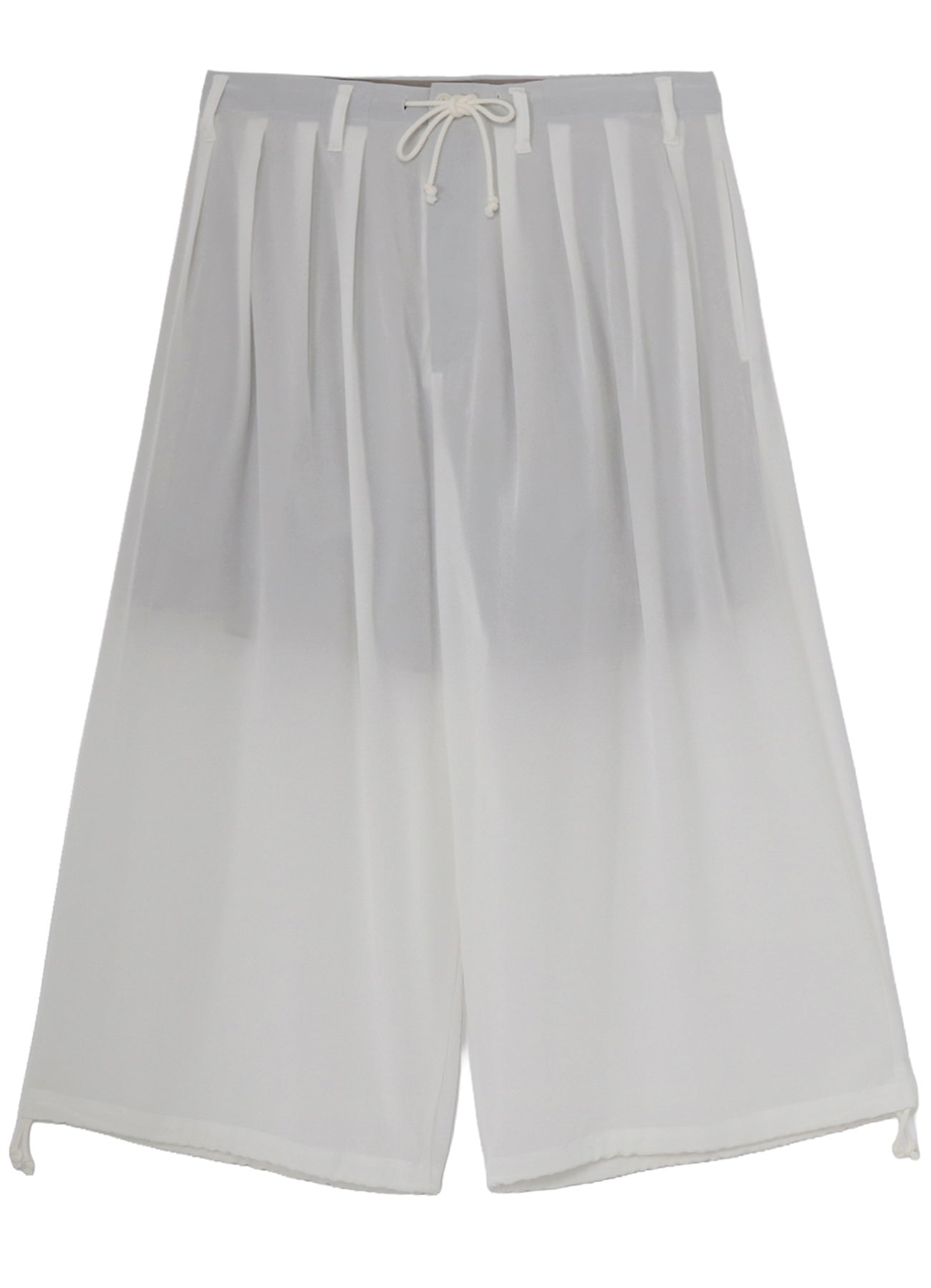 WHITE TA TUXEDO BALLOON PANTS