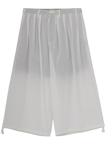 WHITE TA TUXEDO BALLOON PANTS