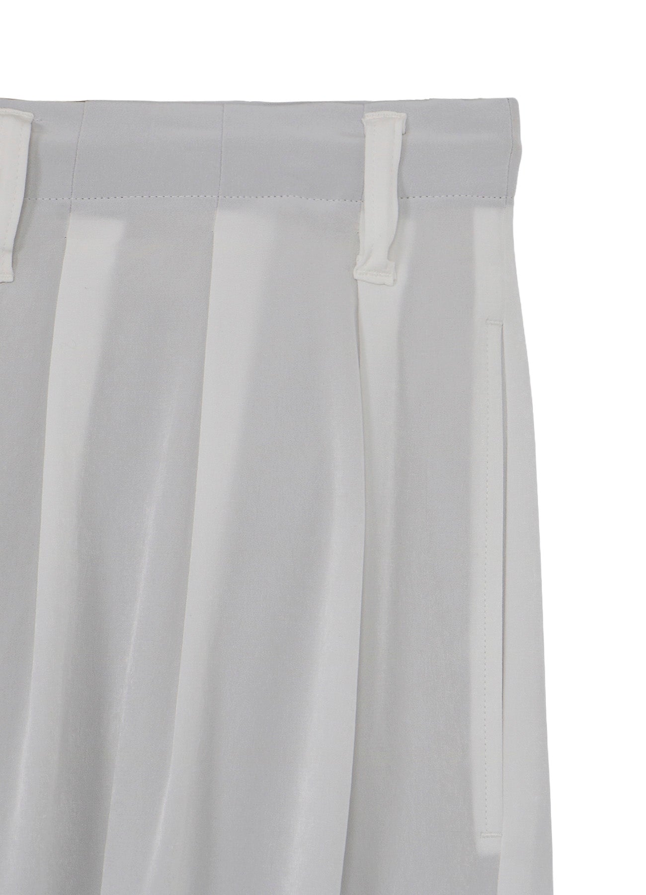 WHITE TA TUXEDO BALLOON PANTS