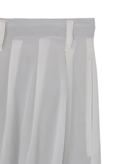 WHITE TA TUXEDO BALLOON PANTS