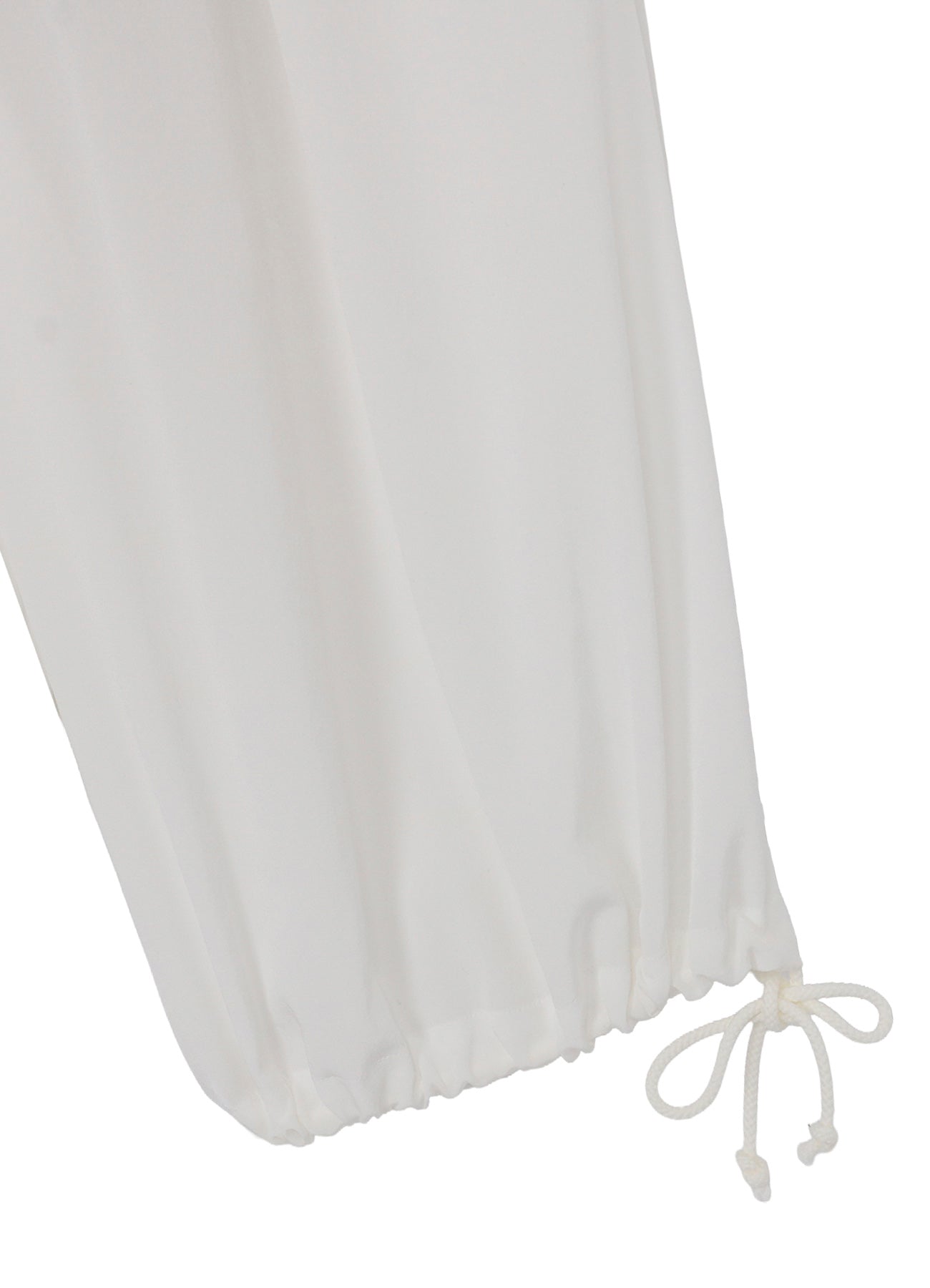 WHITE TA TUXEDO BALLOON PANTS