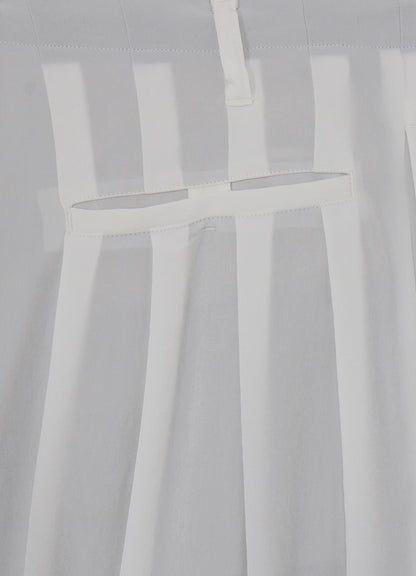 WHITE TA TUXEDO BALLOON PANTS