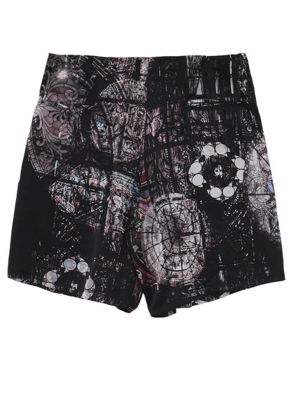INK / LINING WIDE PRINT SHORT PANTS