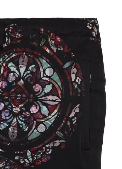 INK / LINING WIDE PRINT SHORT PANTS