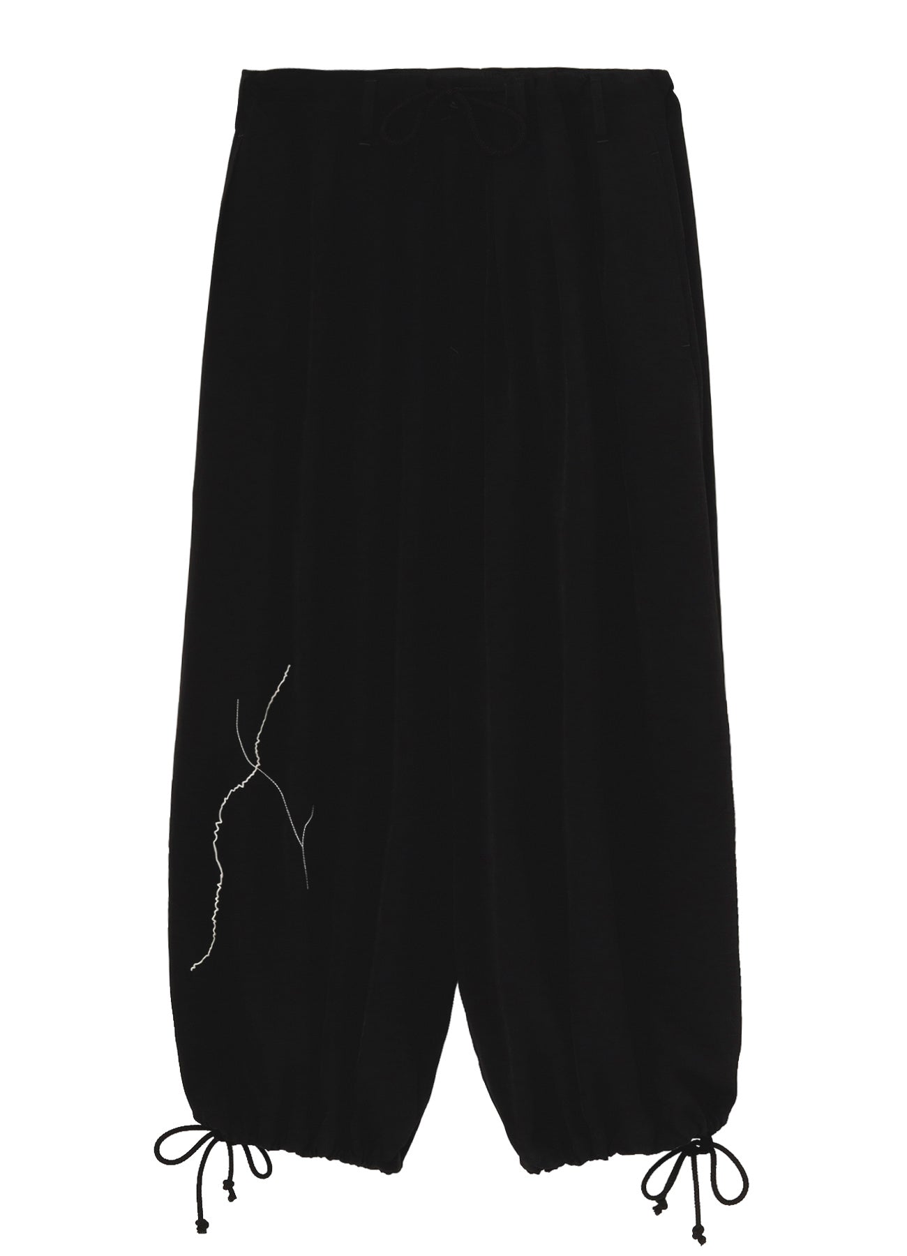 TA TUXEDO EMBROIDERED BALLOON PANTS