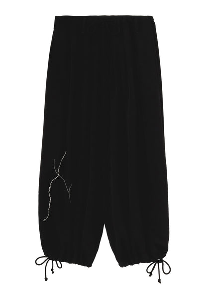 TA TUXEDO EMBROIDERED BALLOON PANTS