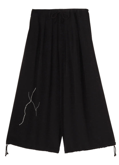 TA TUXEDO EMBROIDERED BALLOON PANTS