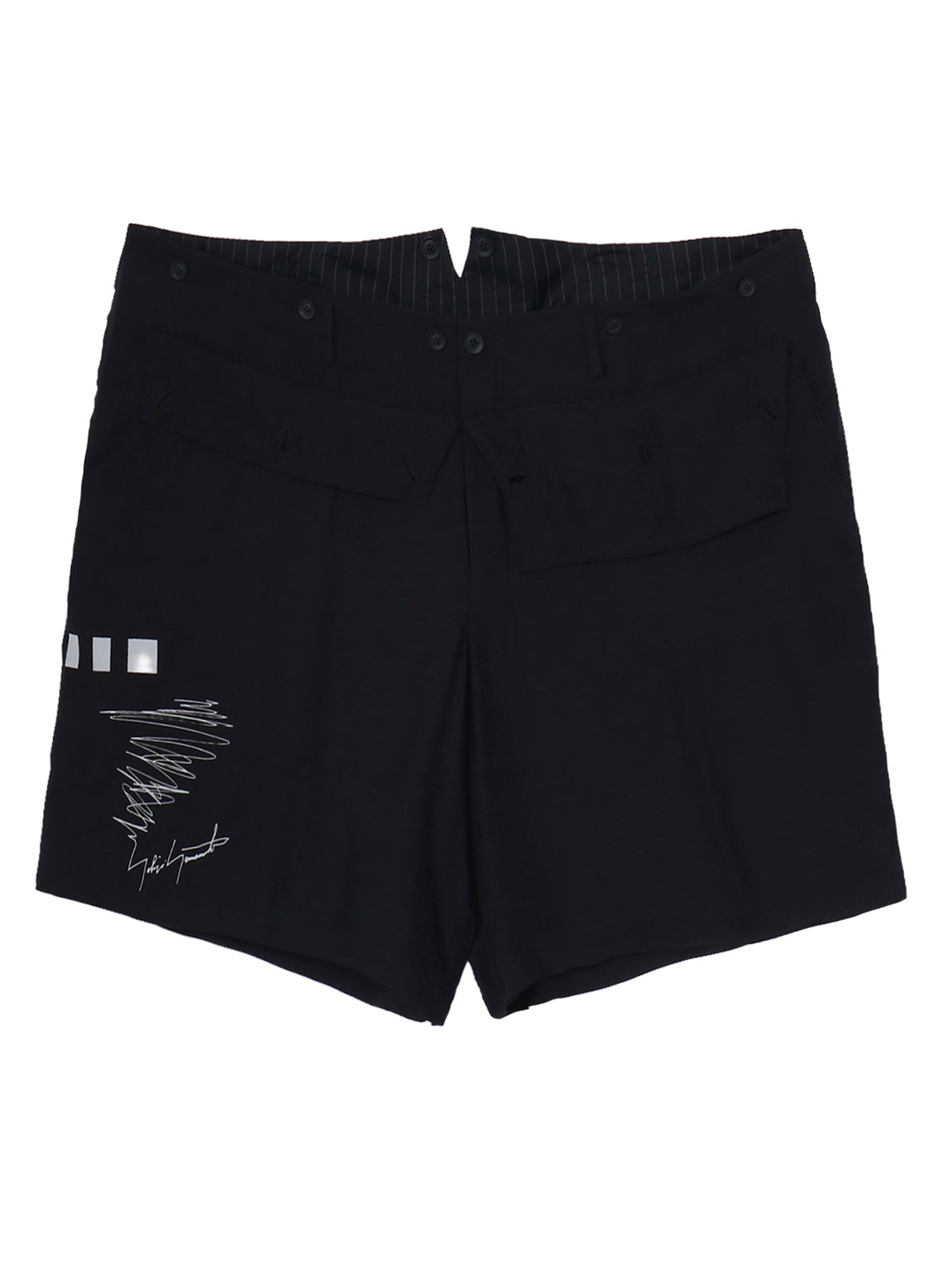 SIGNATURE PRINTED WIDE SHORT PANTS – THE SHOP YOHJI YAMAMOTO