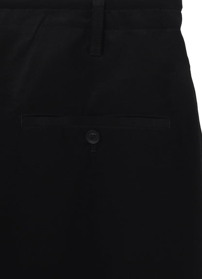 CREPE DE CHINE SILK OUTER DRAPE PANTS