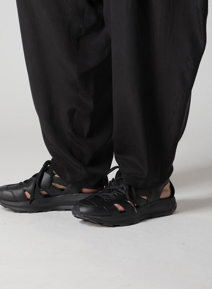 CREPE DE CHINE SILK OUTER DRAPE PANTS