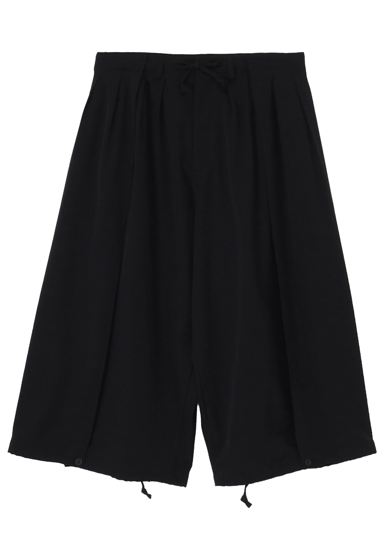 WOOL GABARDINE BOTH SIDES WRAP PANTS