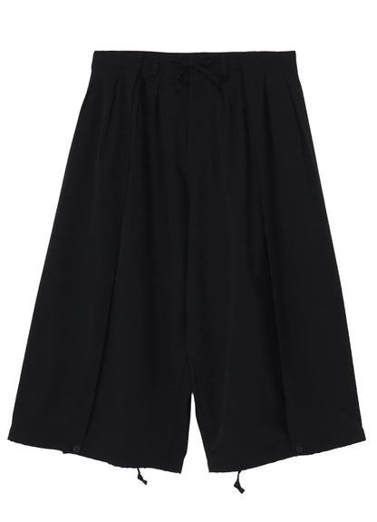 WOOL GABARDINE BOTH SIDES WRAP PANTS