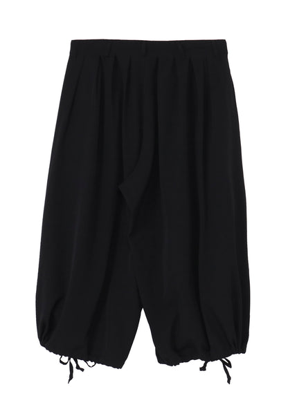 WOOL GABARDINE BOTH SIDES WRAP PANTS