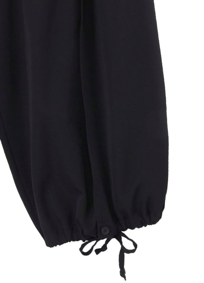 WOOL GABARDINE BOTH SIDES WRAP PANTS