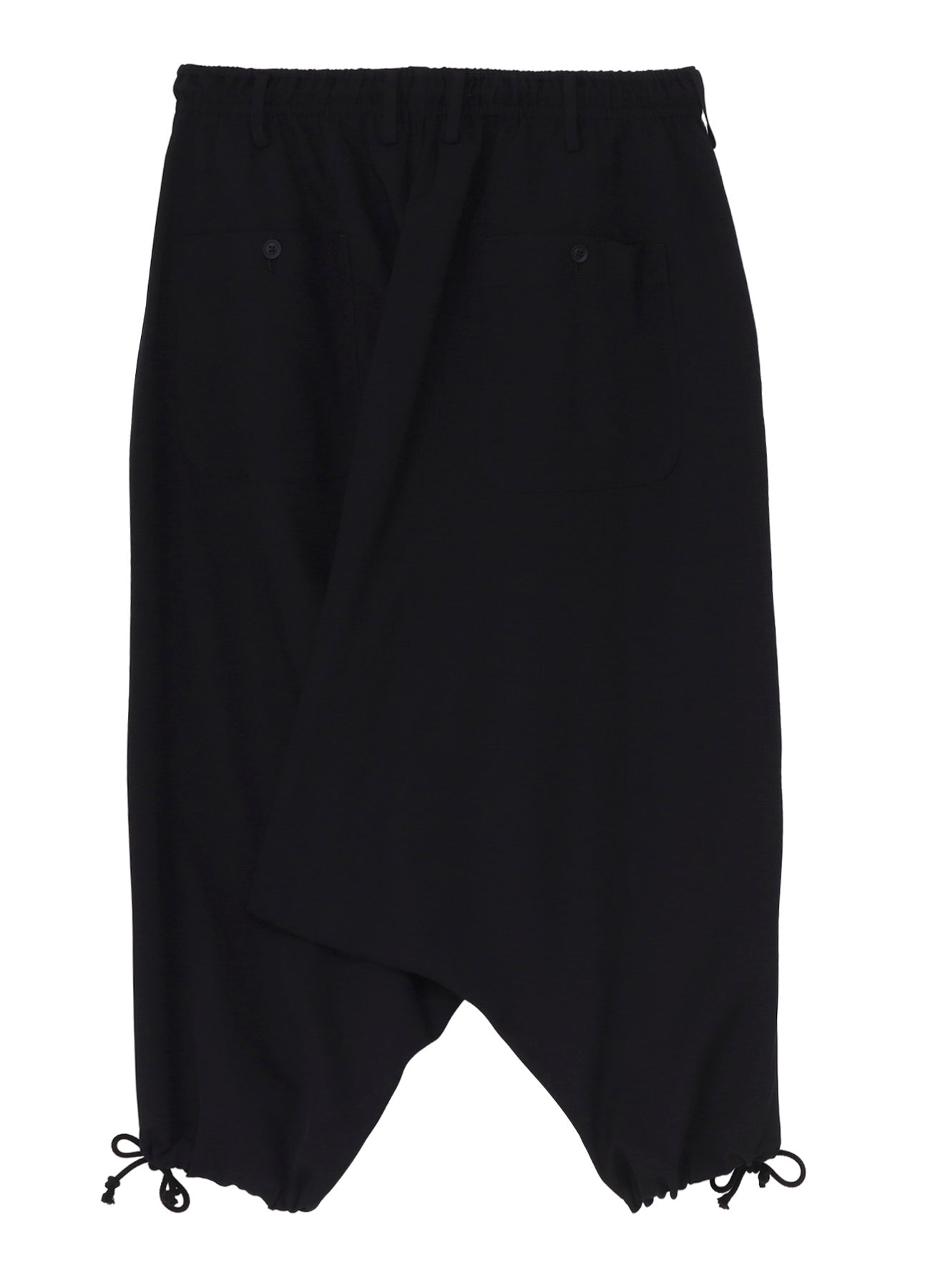 WOOL GABARDINE SAROUEL BALLOON PANTS