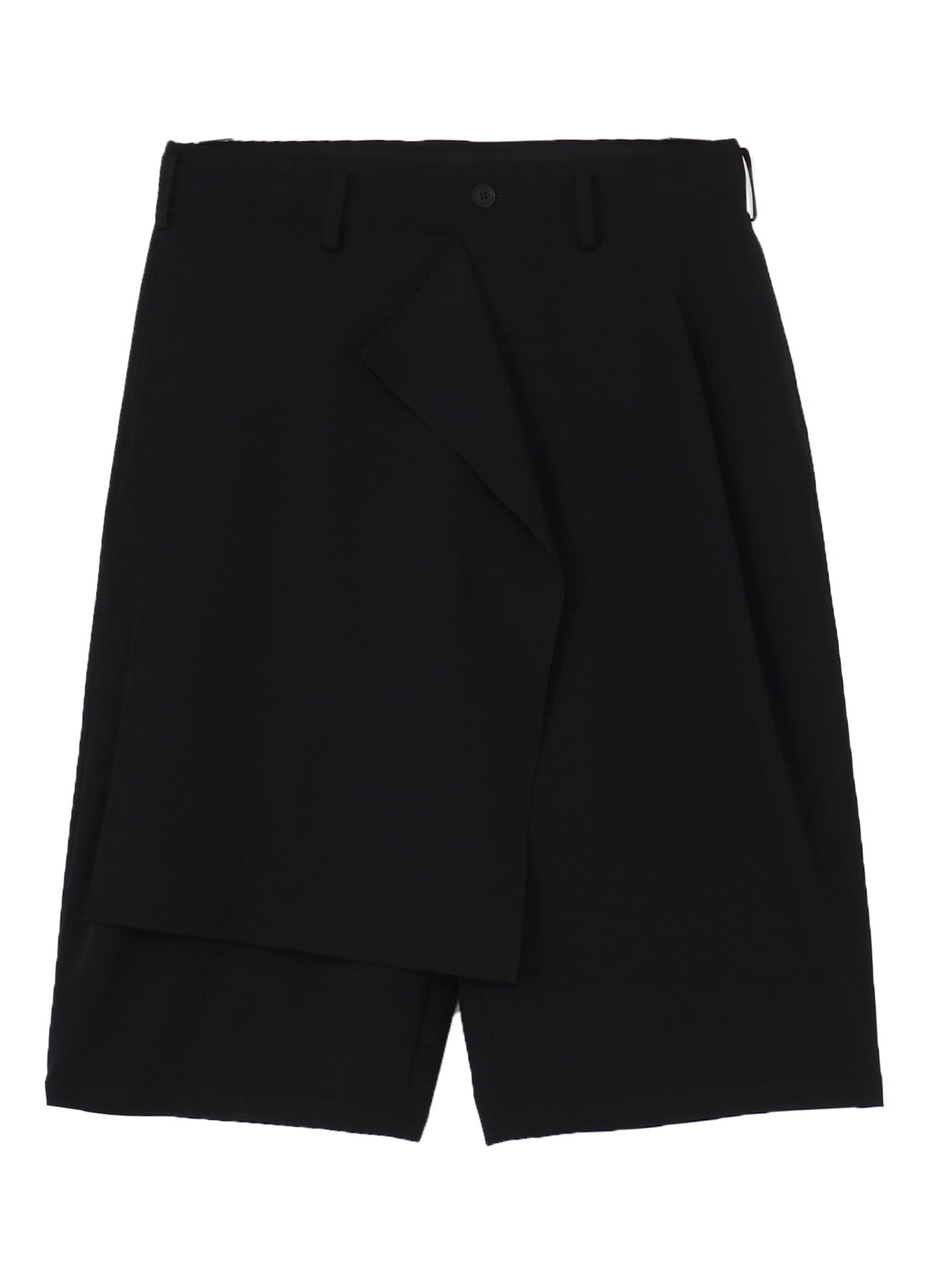 WOOL GABARDINE PLUSH CLOTH PANTS