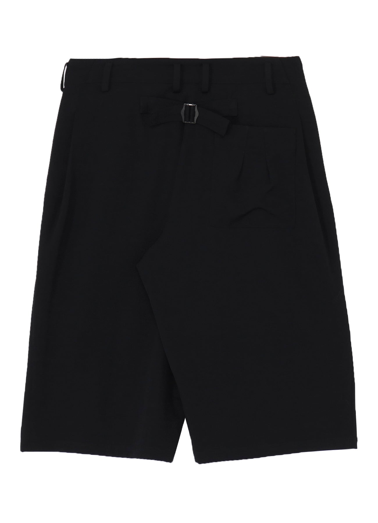 WOOL GABARDINE PLUSH CLOTH PANTS