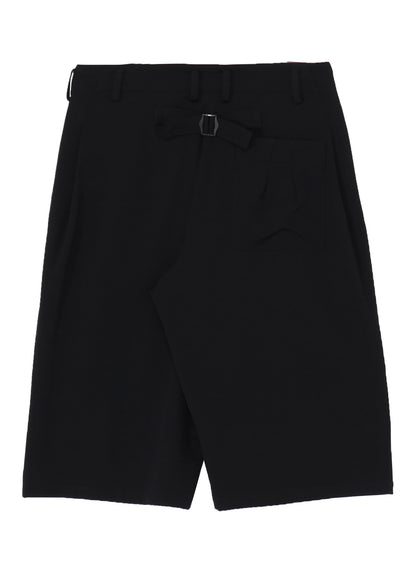 WOOL GABARDINE PLUSH CLOTH PANTS