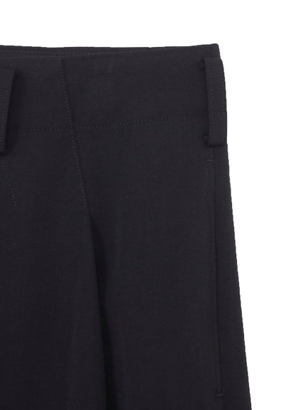 WOOL GABARDINE PLUSH CLOTH PANTS