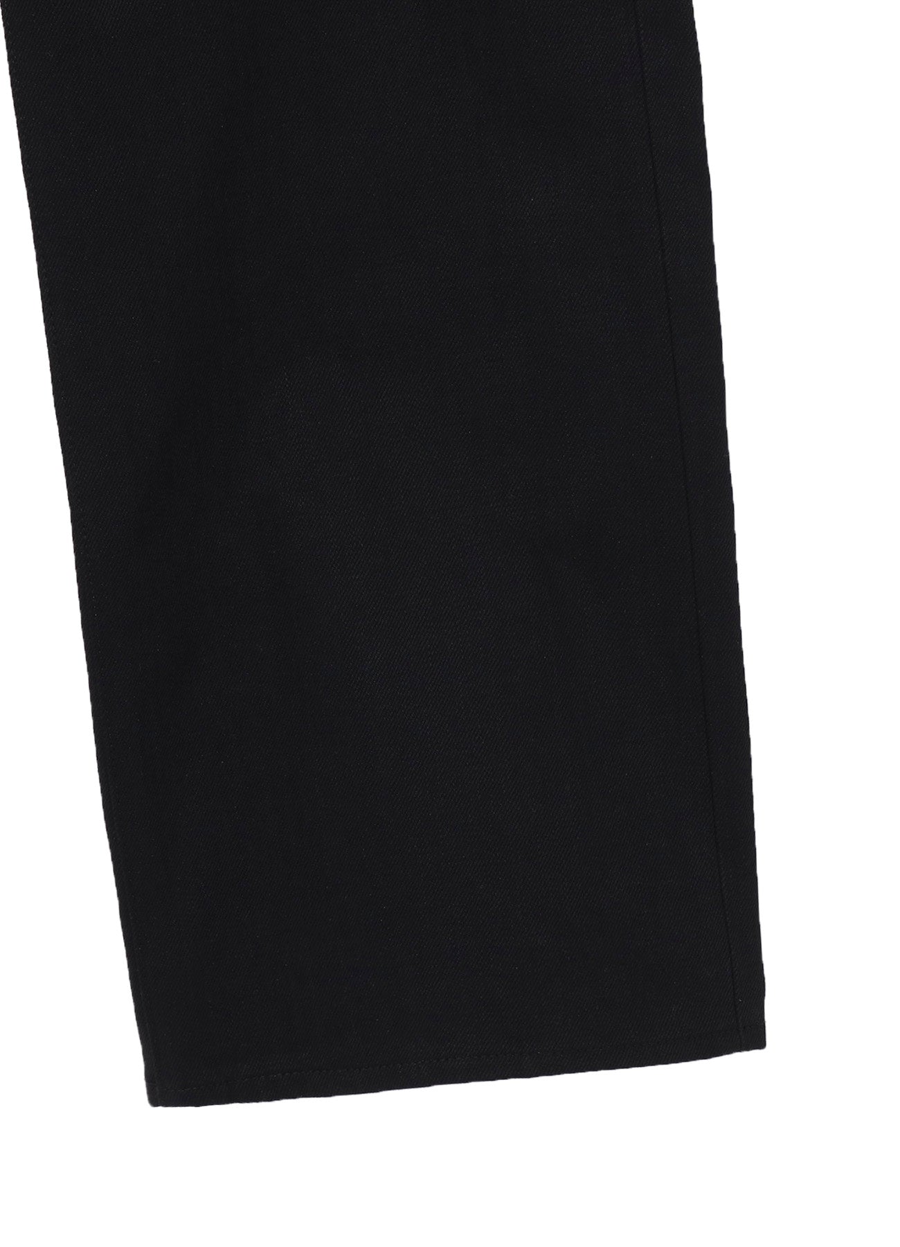 SELVEDGE DENIM 5 POCKETS PANTS BLACK