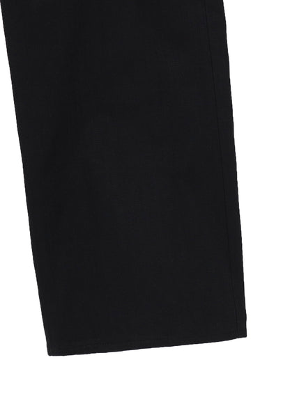 SELVEDGE DENIM 5 POCKETS PANTS BLACK