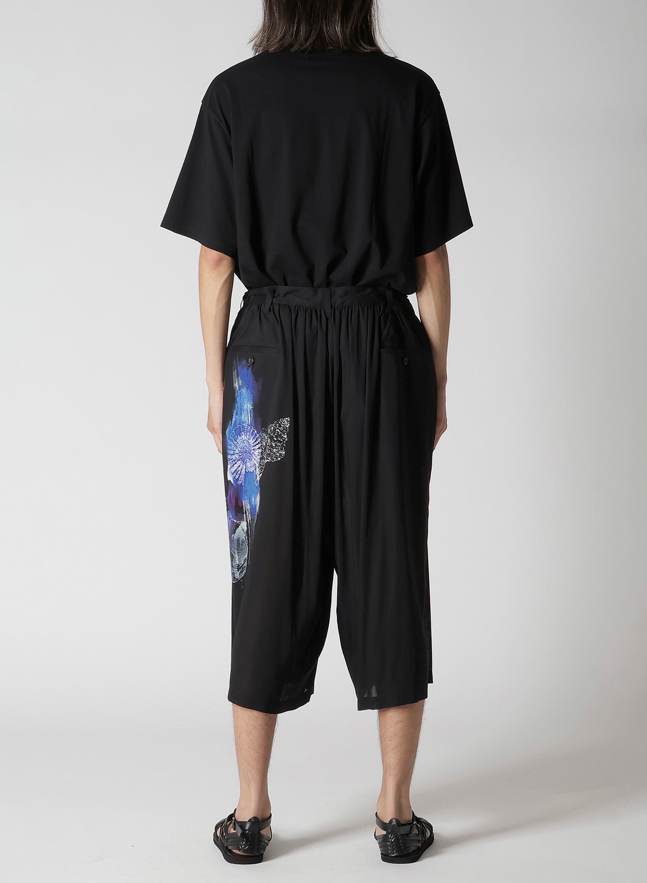 オーシャン　オーダー SEA PRINTED BACK SIDE CUT OFF PANTS – THE SHOP YOHJI YAMAMOTO