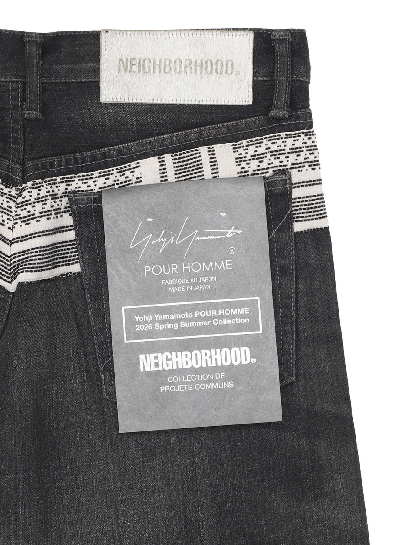 YOHJI YAMAMOTO × NH SAVAGE DENIM DP BASIC PANTS