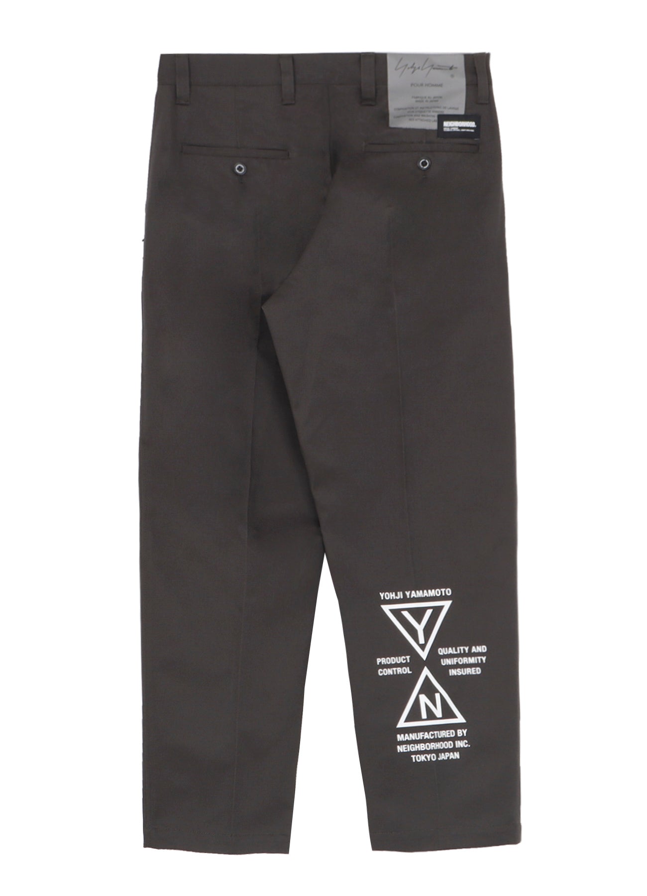 YOHJI YAMAMOTO × NH TUCK WORK PANTS