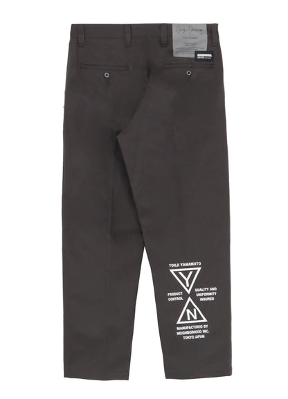 YOHJI YAMAMOTO × NH TUCK WORK PANTS