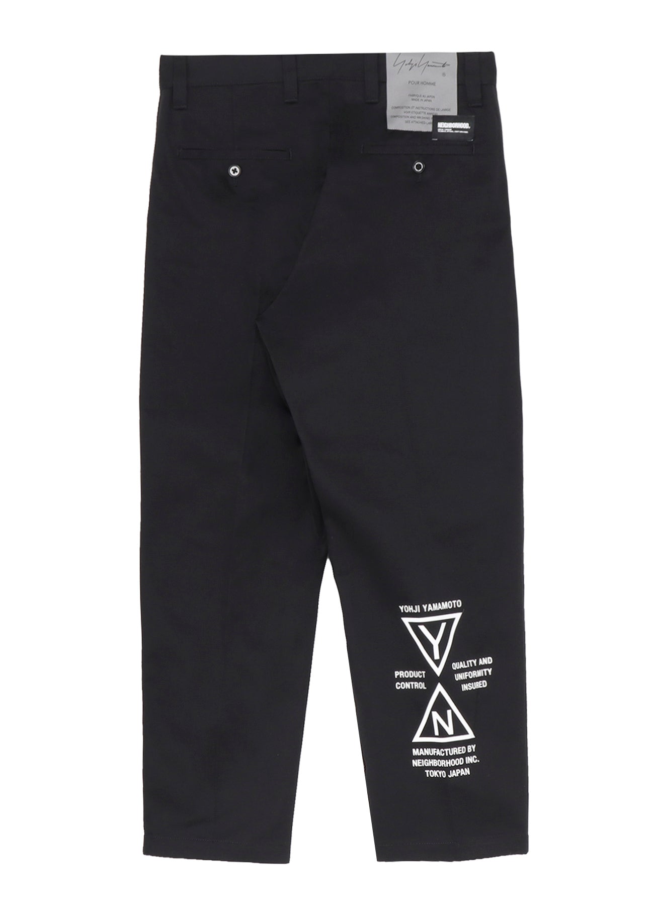 YOHJI YAMAMOTO × NH TUCK WORK PANTS