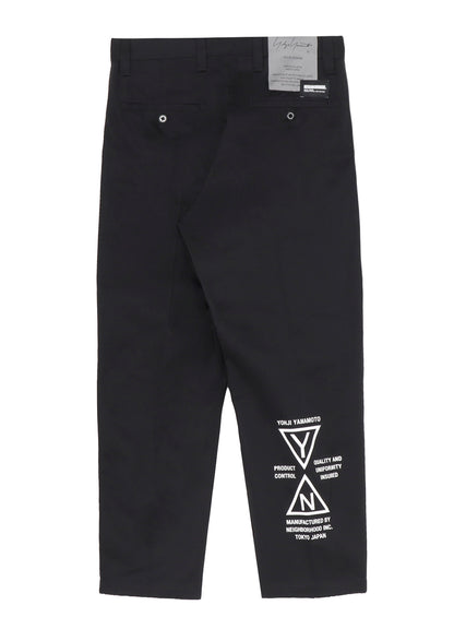 YOHJI YAMAMOTO × NH TUCK WORK PANTS