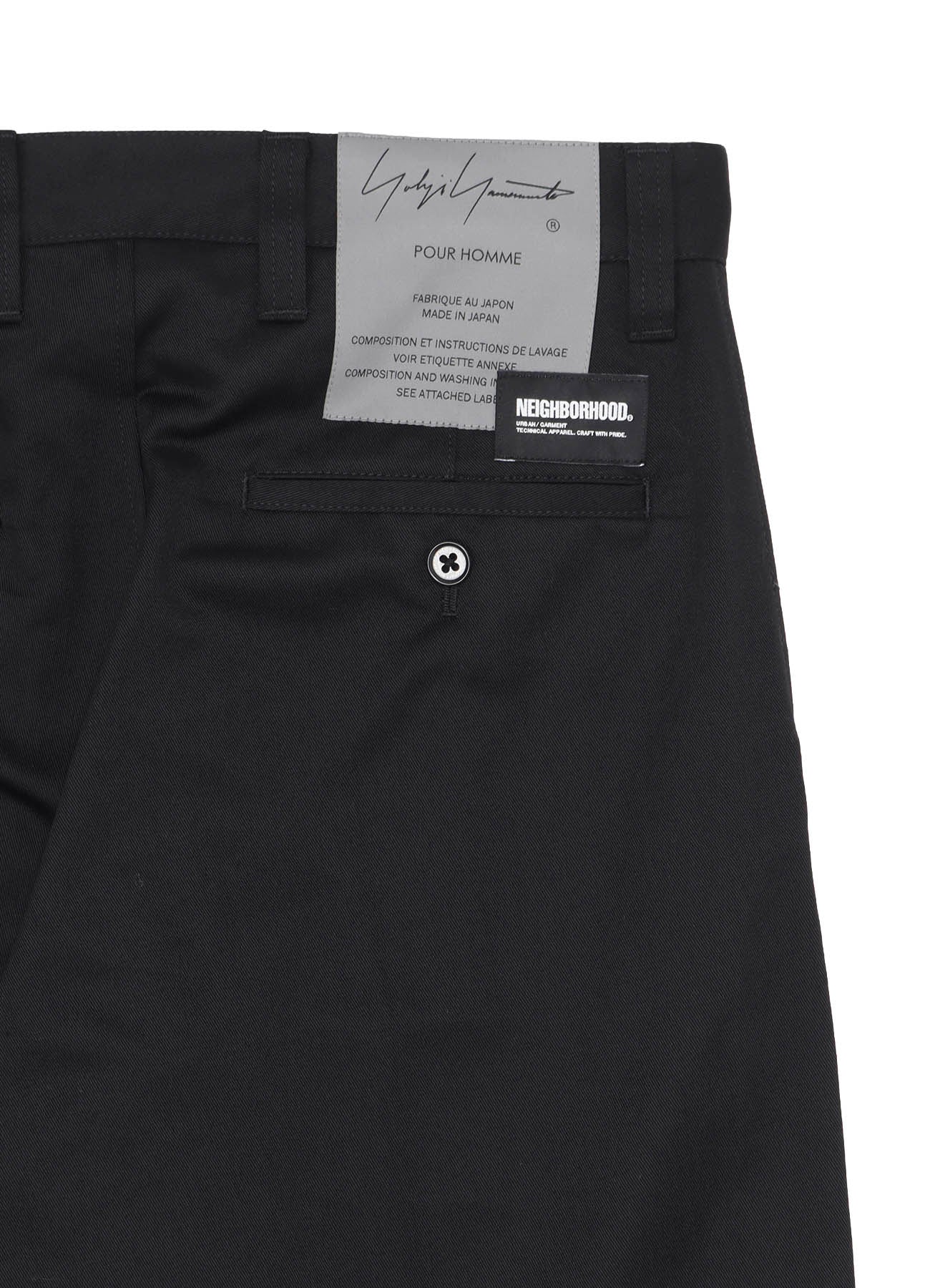 YOHJI YAMAMOTO × NH TUCK WORK PANTS