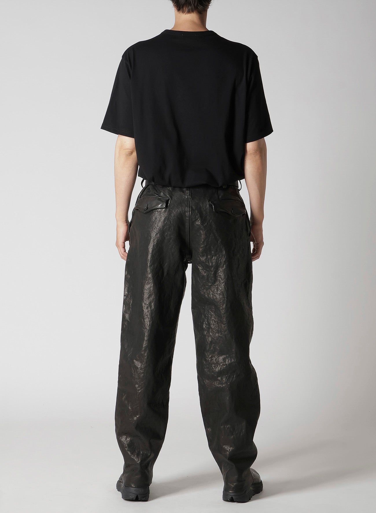 BL ITALIAN SHOULDER  TUCK PANTS