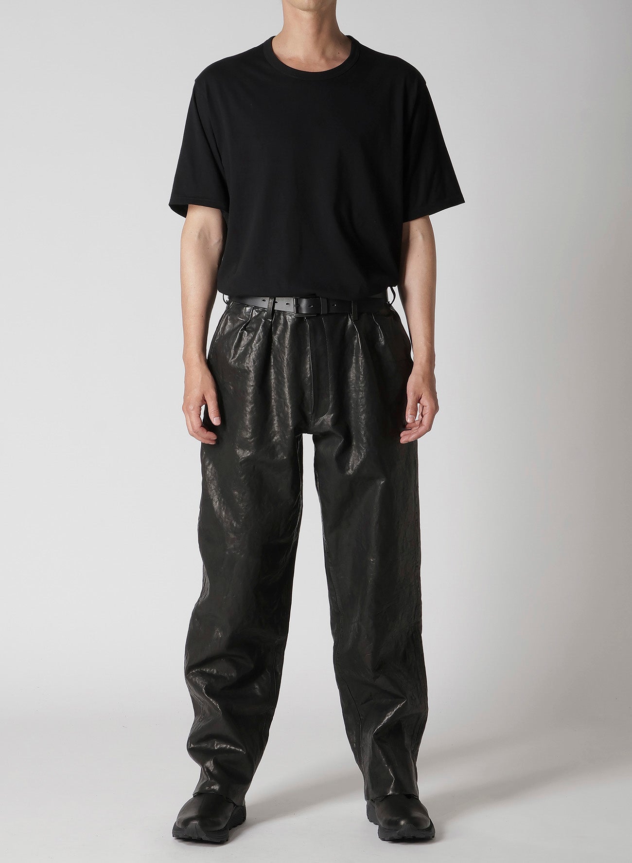 BL ITALIAN SHOULDER  TUCK PANTS