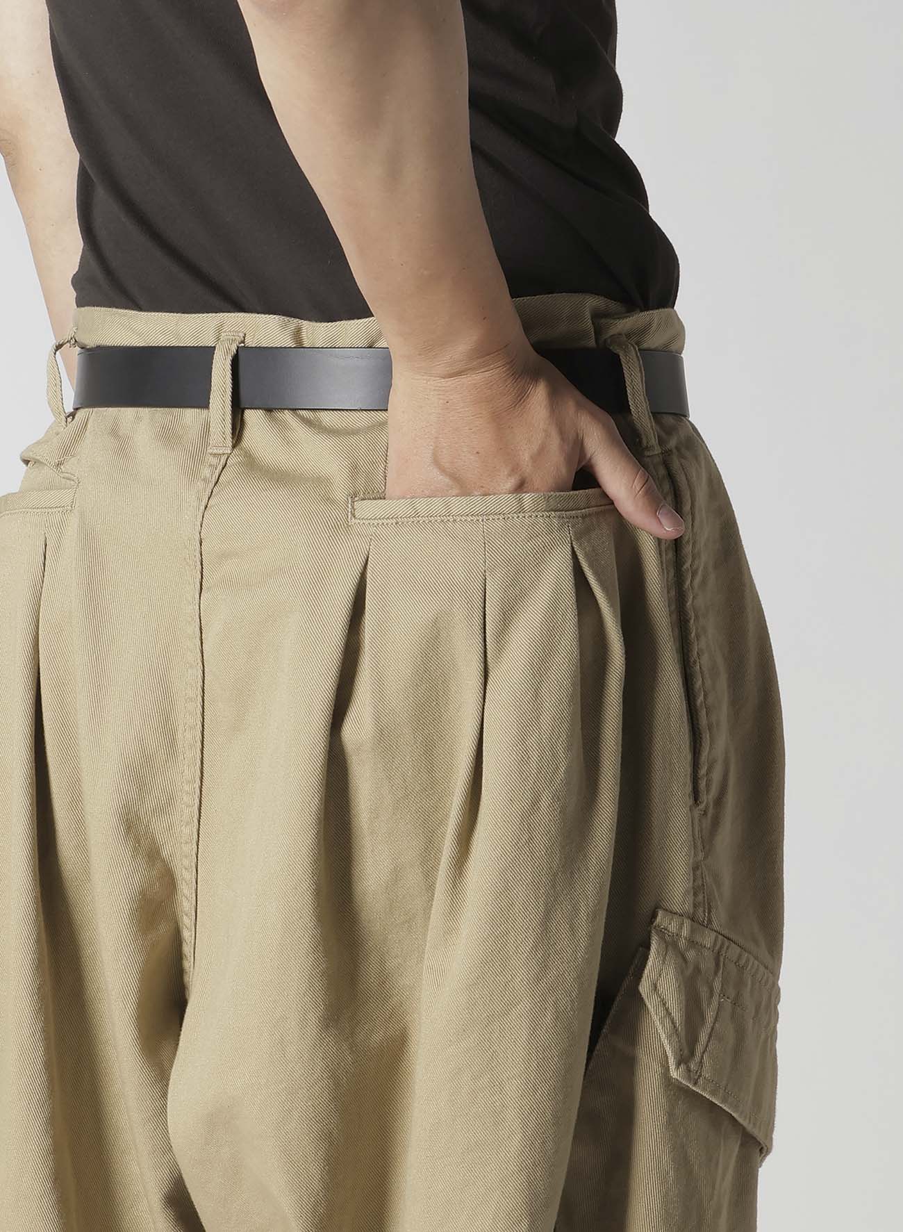 BS/ KATSURAGI 12 TUCKS WORK PANTS