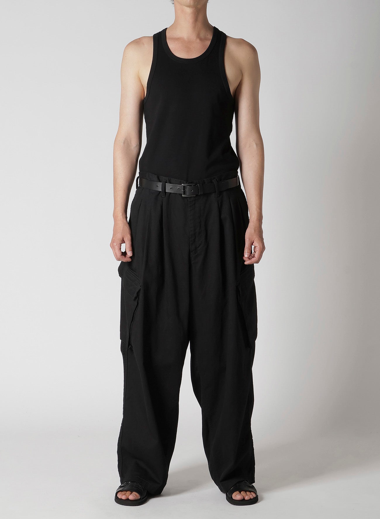 BS/ KATSURAGI 12 TUCKS WORK PANTS