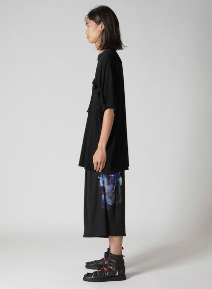 HIGH TWISTED JERSEY POCKET SHORT SLV TEE A