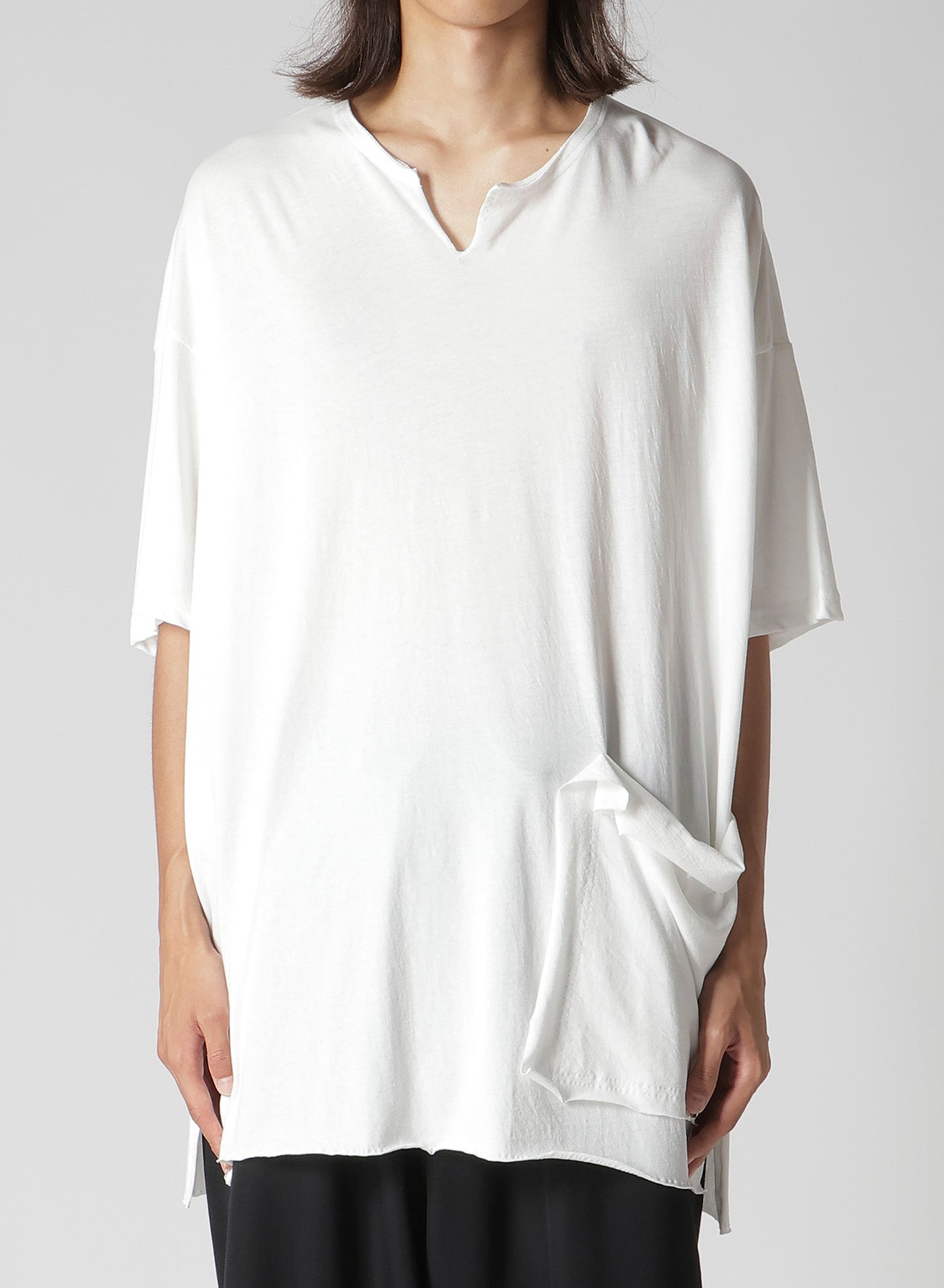 HIGH TWISTED JERSEY POCKET SHORT SLV TEE B