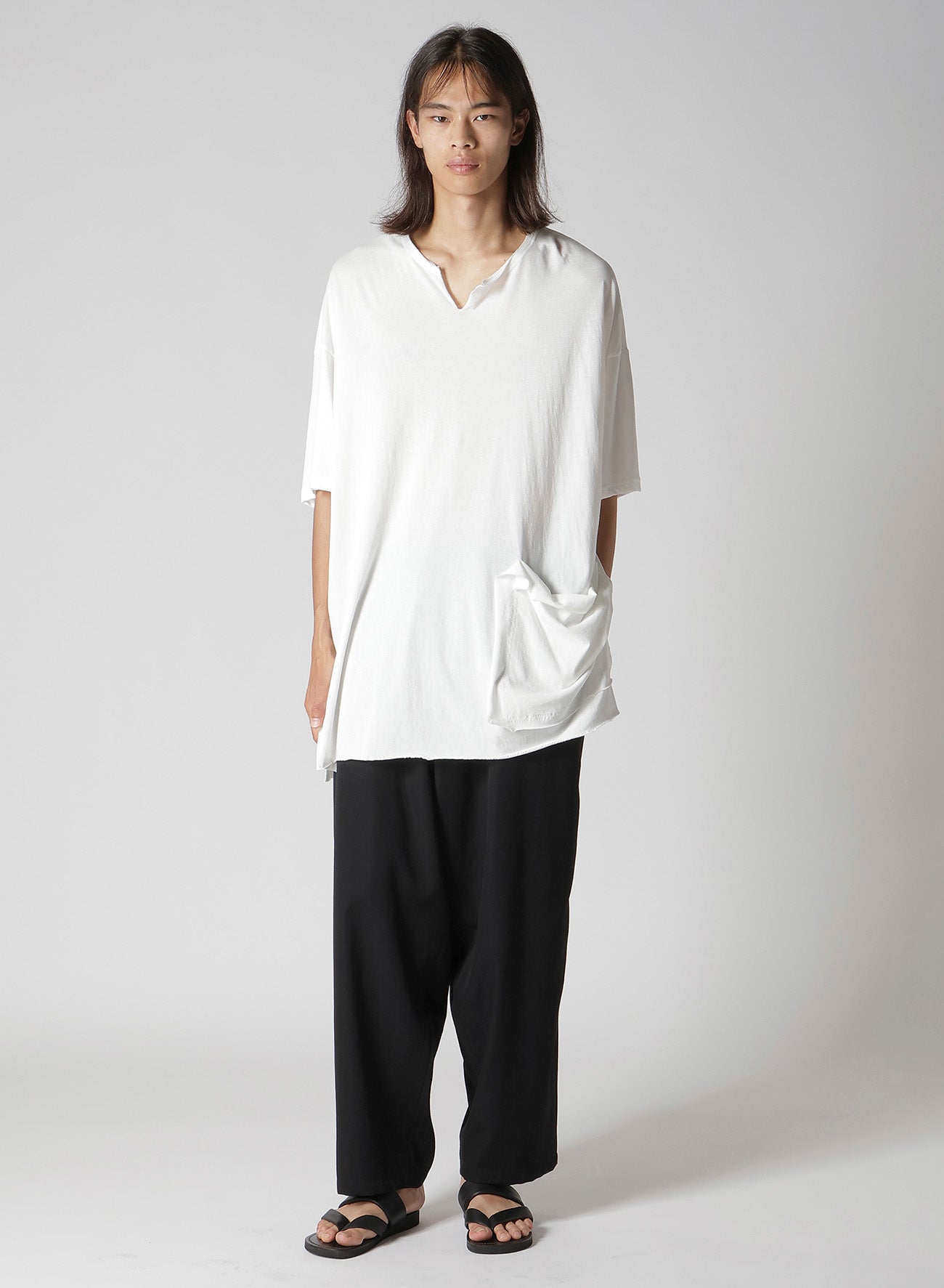 HIGH TWISTED JERSEY POCKET SHORT SLV TEE B