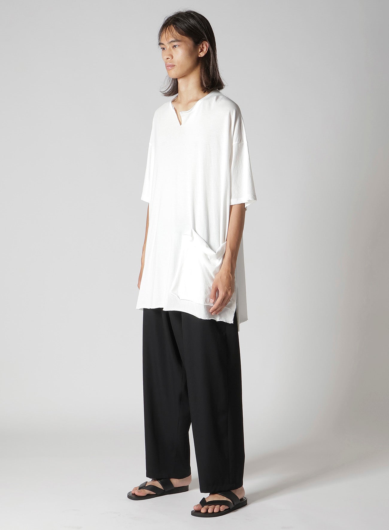 HIGH TWISTED JERSEY POCKET SHORT SLV TEE B