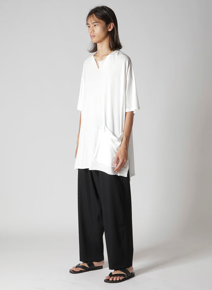 HIGH TWISTED JERSEY POCKET SHORT SLV TEE B